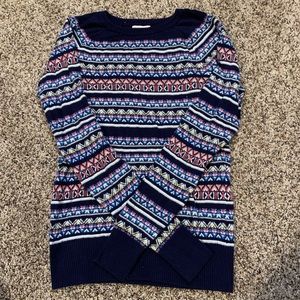 MAztec Pattern Sweater Size Medium